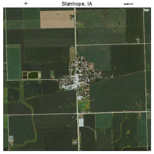 Stanhope, IA air photo map