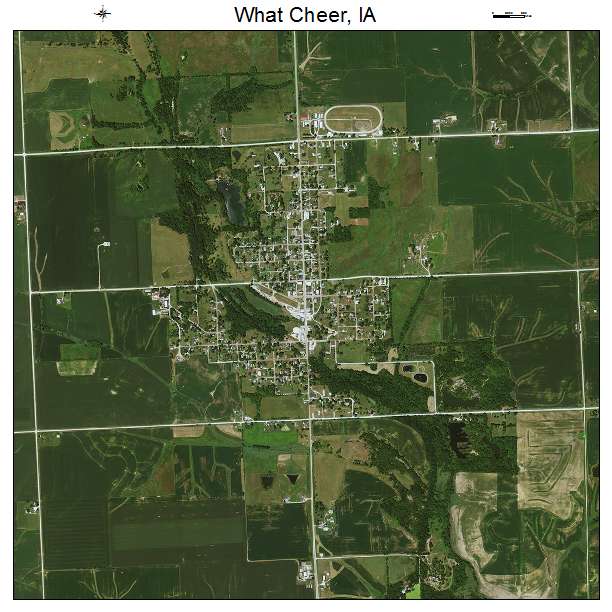 What Cheer, IA air photo map