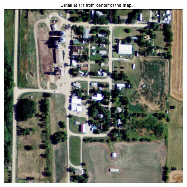 Agenda, Kansas aerial imagery detail