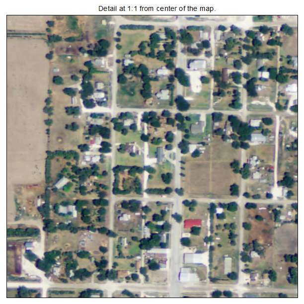 Alton, Kansas aerial imagery detail