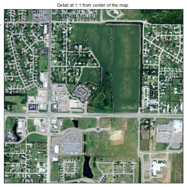 Andover, Kansas aerial imagery detail