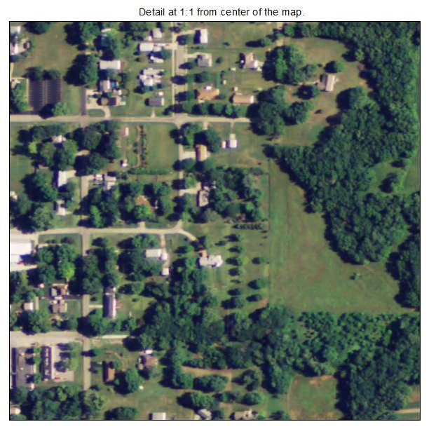 Auburn, Kansas aerial imagery detail