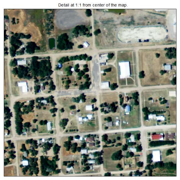 Belpre, Kansas aerial imagery detail