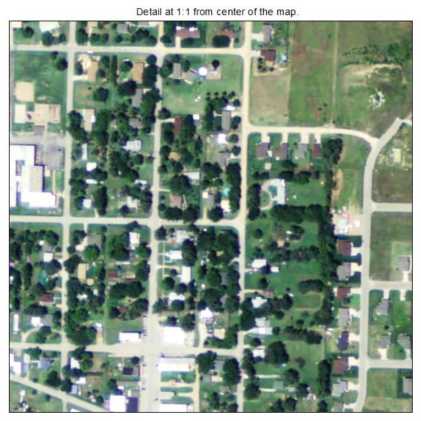 Bentley, Kansas aerial imagery detail