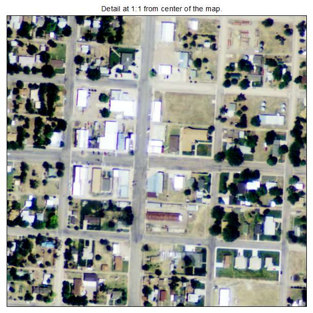 Bird City, Kansas aerial imagery detail