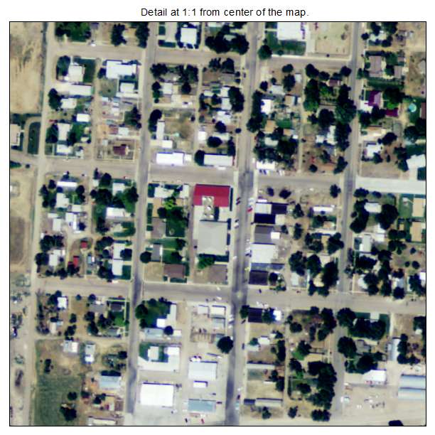 Brewster, Kansas aerial imagery detail