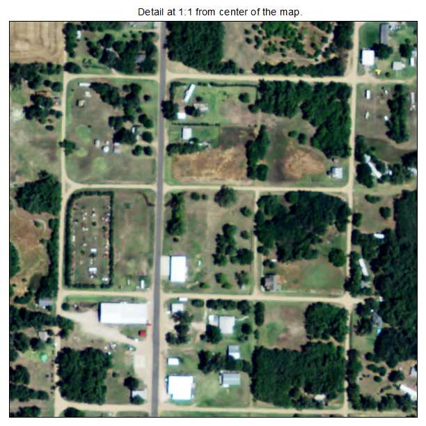 Byers, Kansas aerial imagery detail