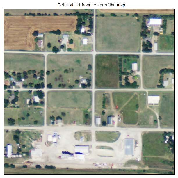 Carlton, Kansas aerial imagery detail