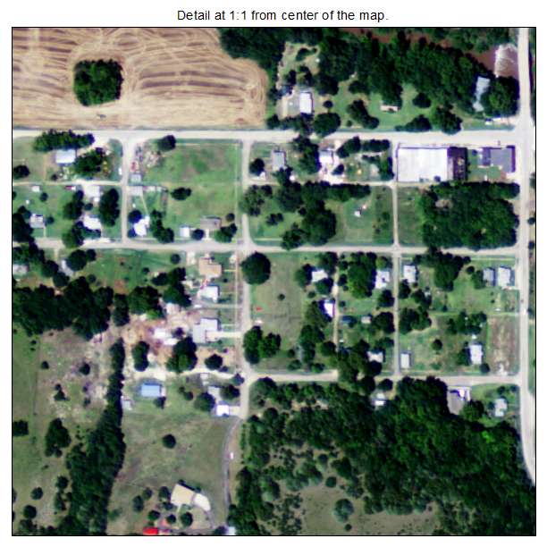 Cedar Point, Kansas aerial imagery detail