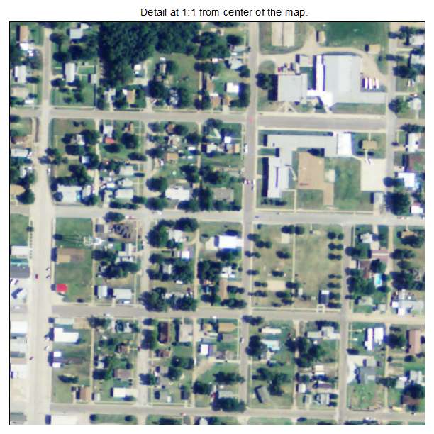 Chase, Kansas aerial imagery detail