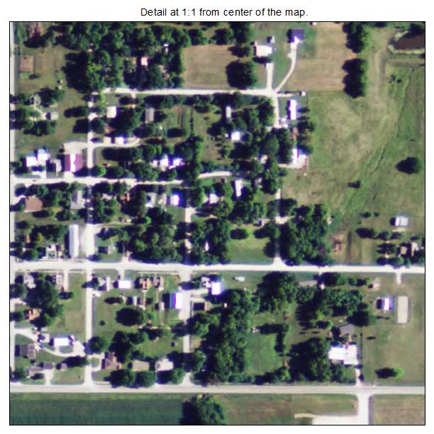 Circleville, Kansas aerial imagery detail