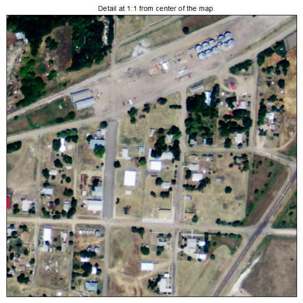 Clayton, Kansas aerial imagery detail