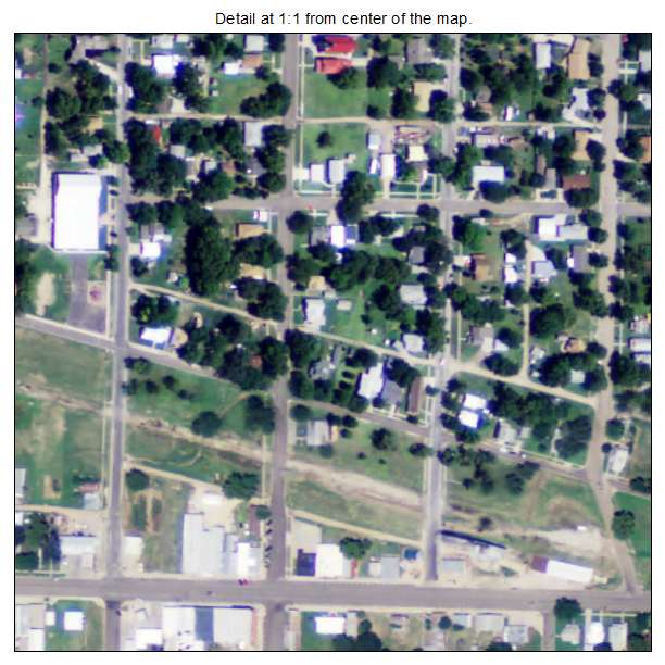Clifton, Kansas aerial imagery detail