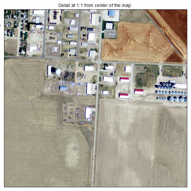 Colby, Kansas aerial imagery detail