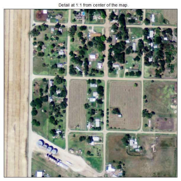 Culver, Kansas aerial imagery detail