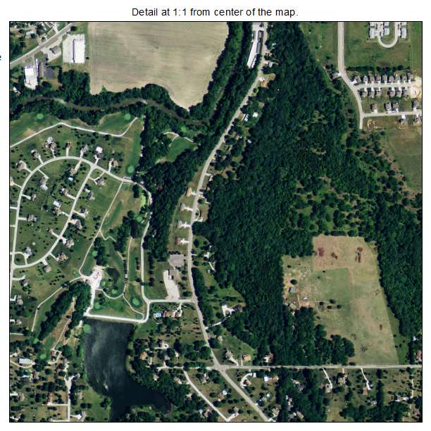 De Soto, Kansas aerial imagery detail