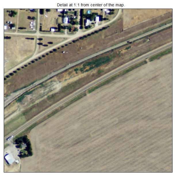 Dresden, Kansas aerial imagery detail