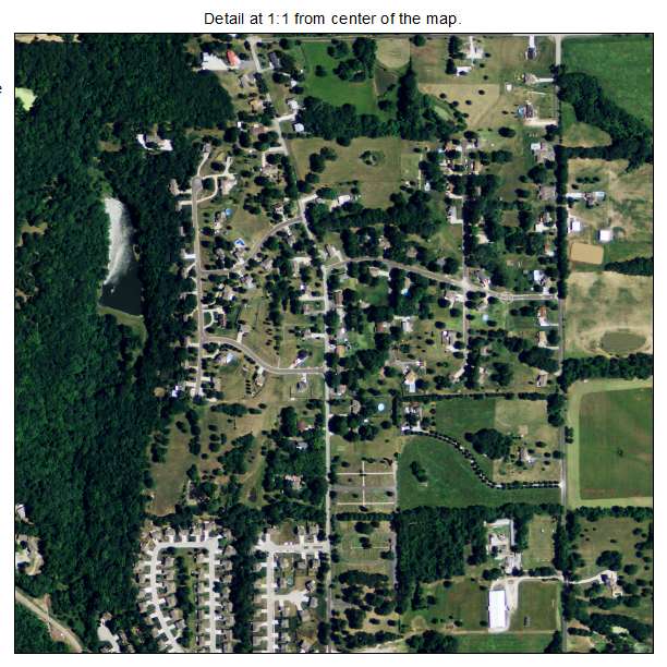 Edwardsville, Kansas aerial imagery detail