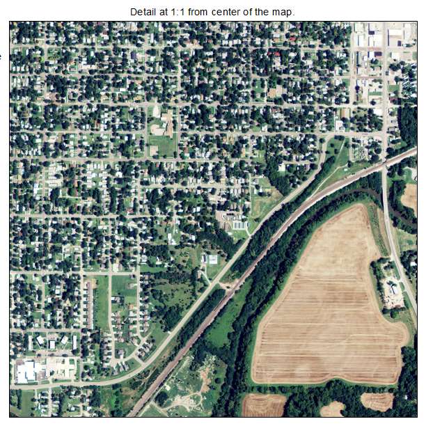 El Dorado, Kansas aerial imagery detail