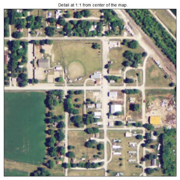 Emmett, Kansas aerial imagery detail