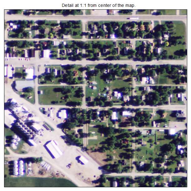 Fairview, Kansas aerial imagery detail