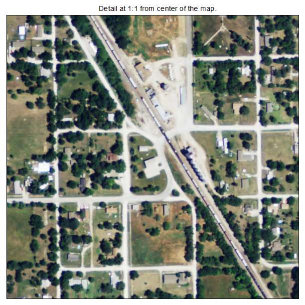 Fontana, Kansas aerial imagery detail