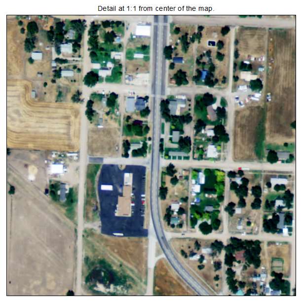 Ford, Kansas aerial imagery detail
