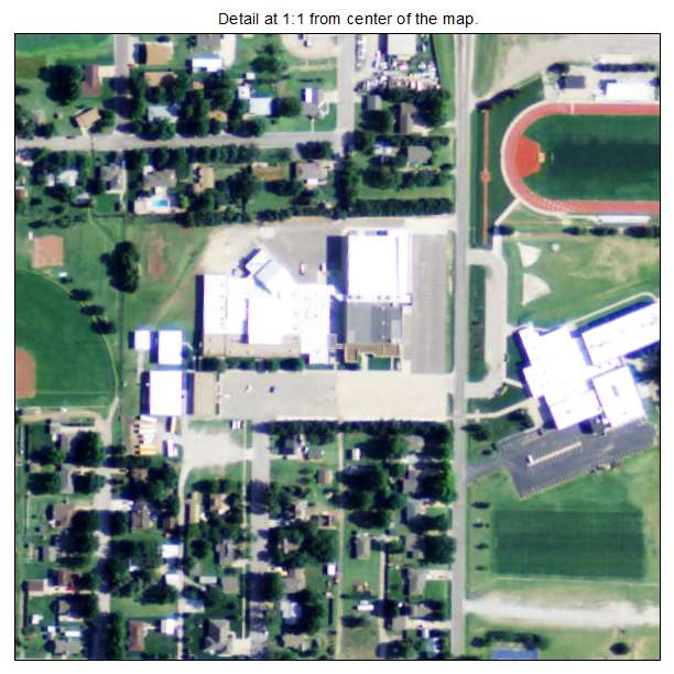Garden Plain, Kansas aerial imagery detail
