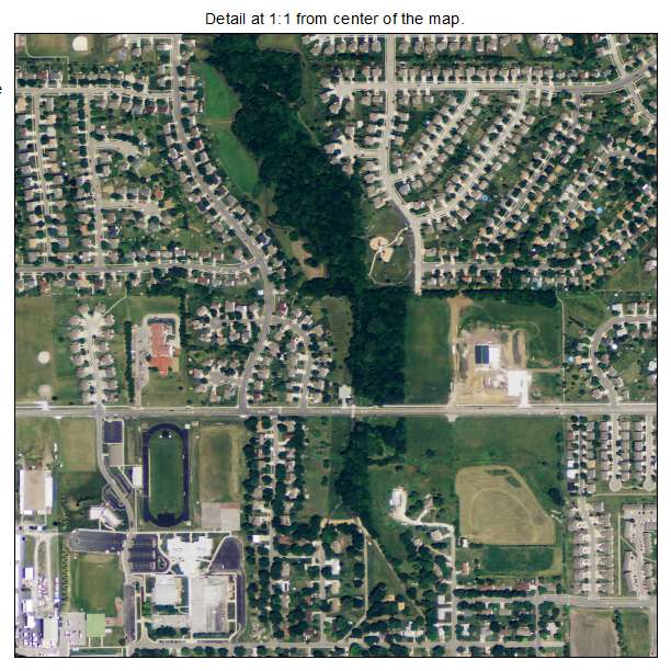 Gardner, Kansas aerial imagery detail