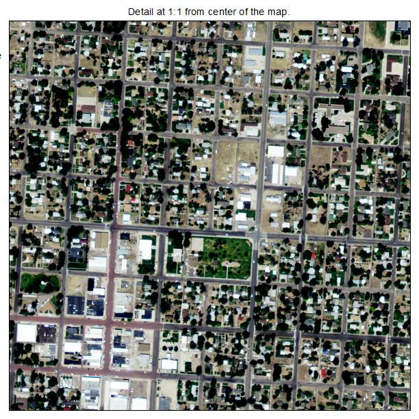 Goodland, Kansas aerial imagery detail