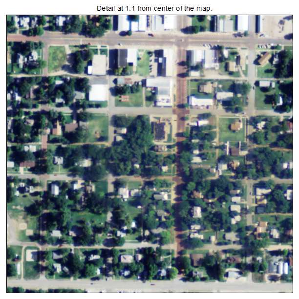 Harper, Kansas aerial imagery detail