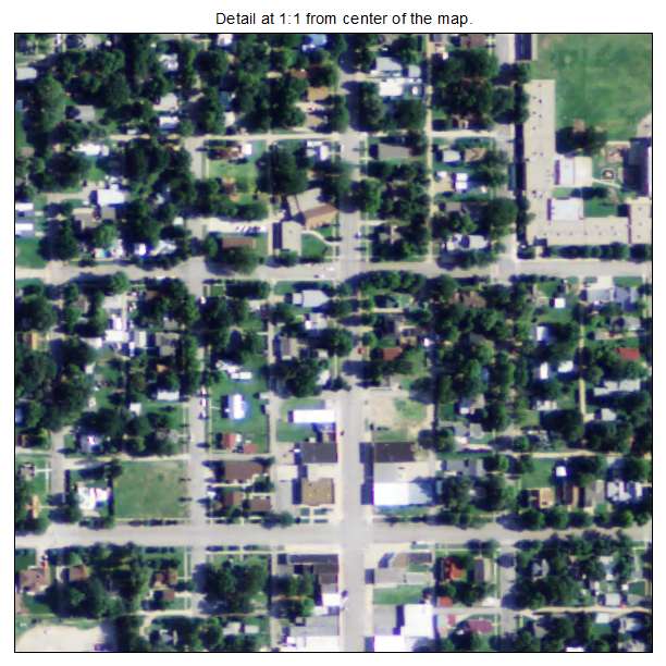 Haven, Kansas aerial imagery detail