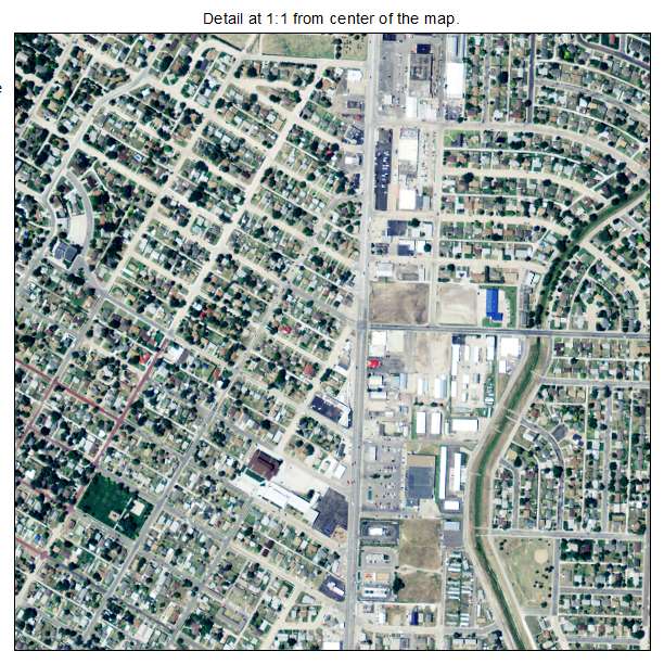 Hays, Kansas aerial imagery detail