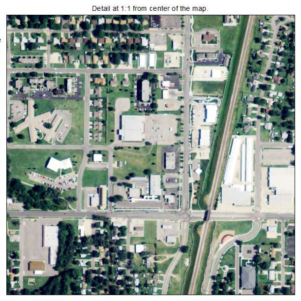 Haysville, Kansas aerial imagery detail