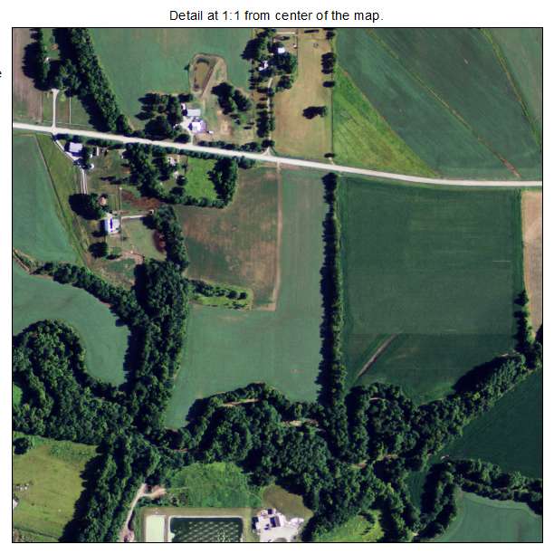 Holton, Kansas aerial imagery detail