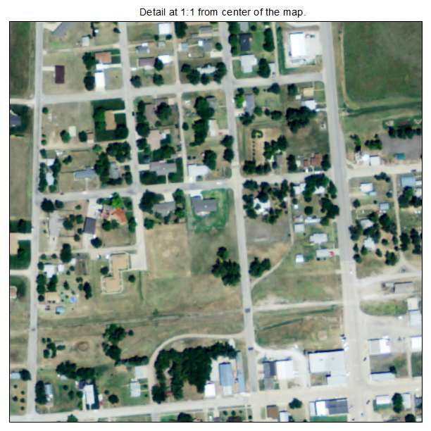 Holyrood, Kansas aerial imagery detail