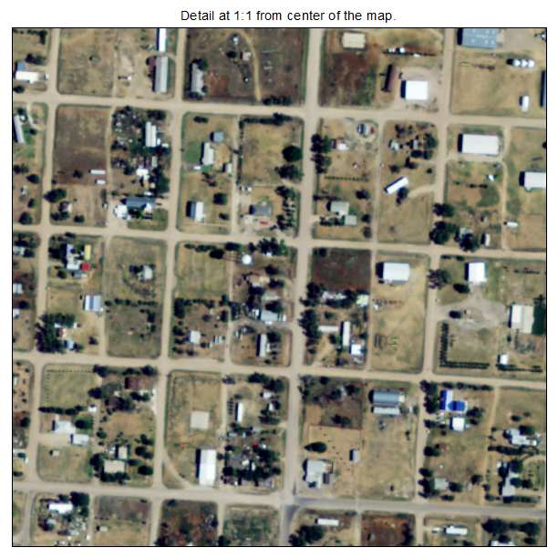 Horace, Kansas aerial imagery detail