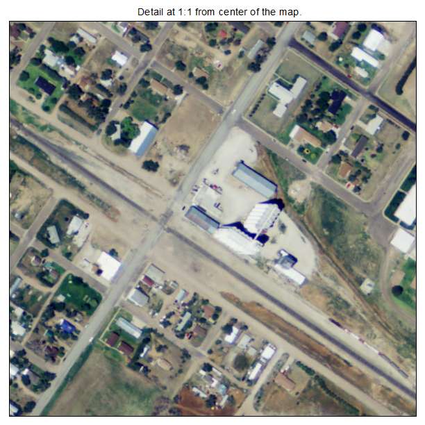 Ingalls, Kansas aerial imagery detail