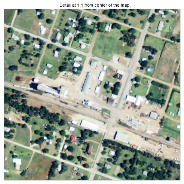 Isabel, Kansas aerial imagery detail