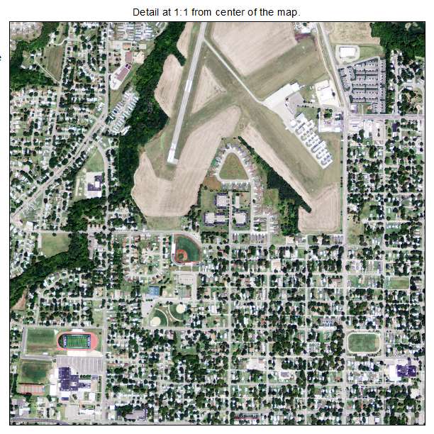 Junction City, Kansas aerial imagery detail