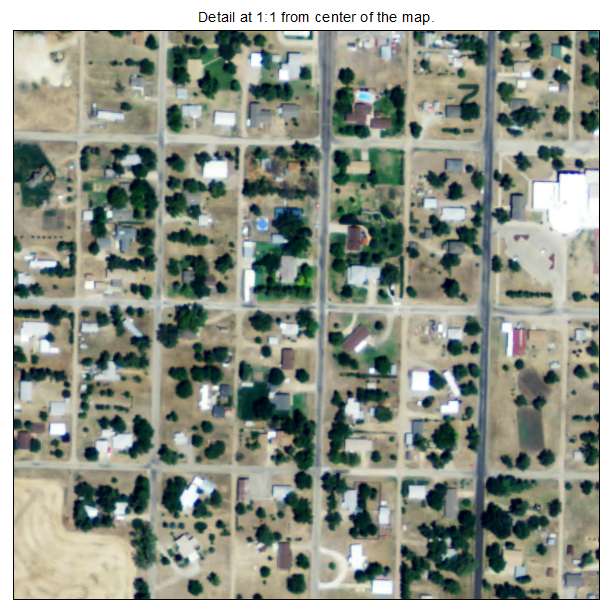 Kanopolis, Kansas aerial imagery detail