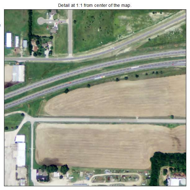 Kechi, Kansas aerial imagery detail