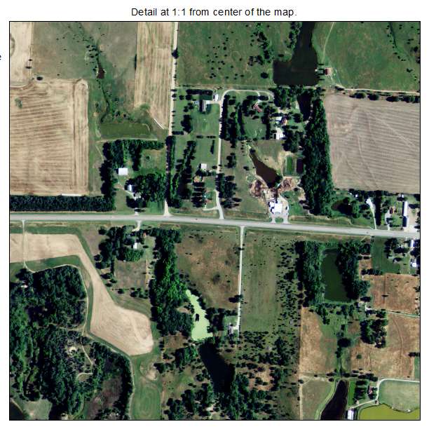 Kingman, Kansas aerial imagery detail
