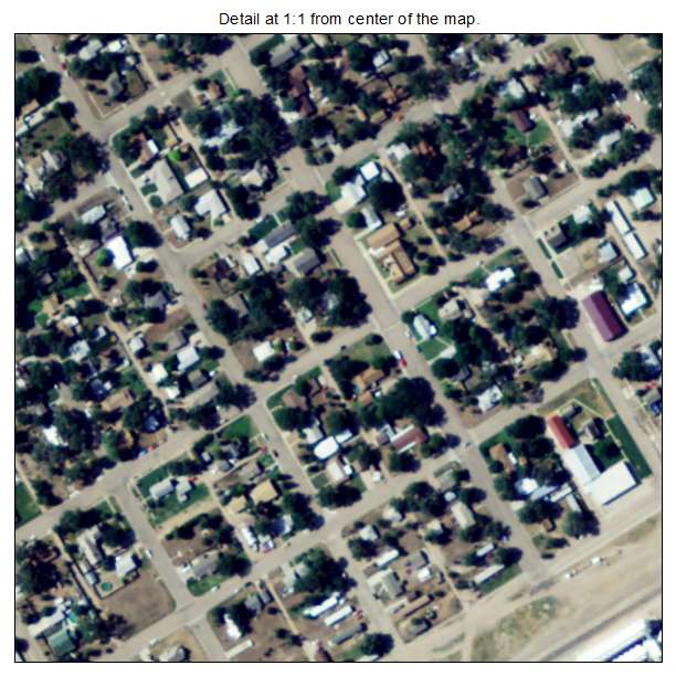 Lakin, Kansas aerial imagery detail