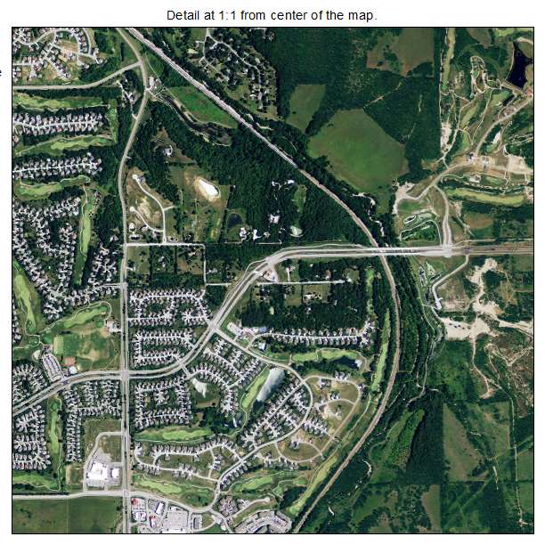 Lenexa, Kansas aerial imagery detail