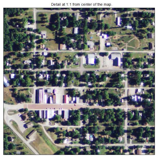 Mayetta, Kansas aerial imagery detail