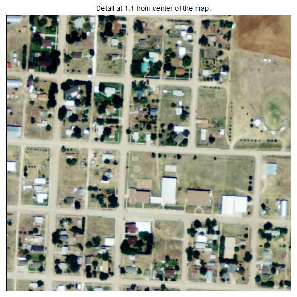 McDonald, Kansas aerial imagery detail