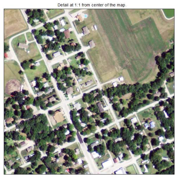 McFarland, Kansas aerial imagery detail