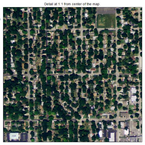 Mission, Kansas aerial imagery detail