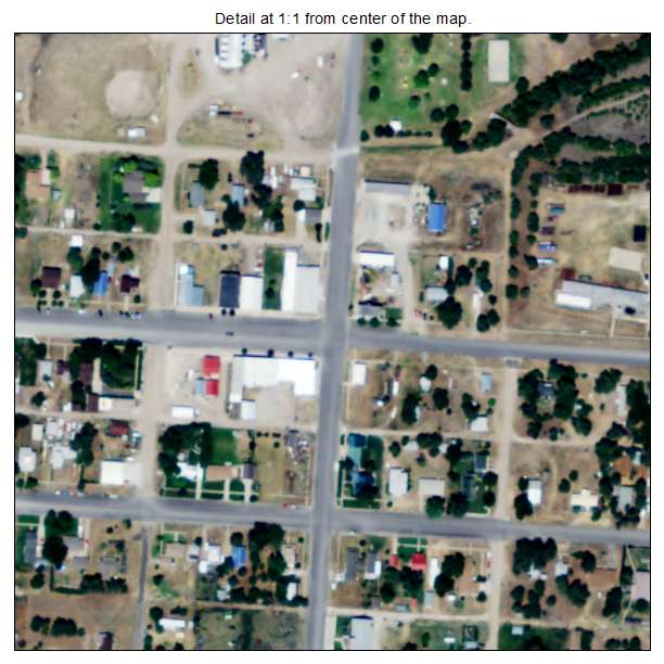 Morland, Kansas aerial imagery detail